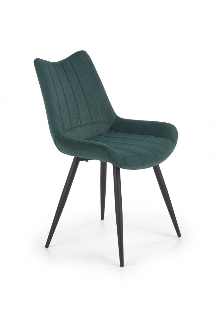 Jídelní židle K388 Halmar Tmavě zelená