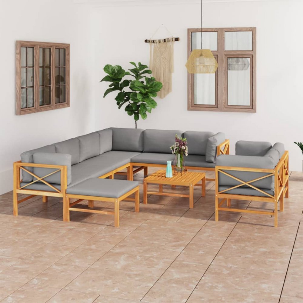 Zahradní sedací souprava 7 ks SOFIA  Dekorhome Krémová Obrázek