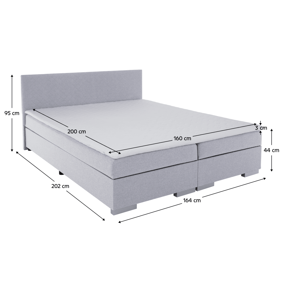 Boxspringová postel ADRIANA 1 160 cm