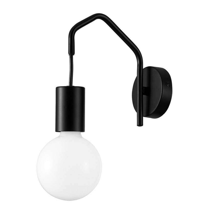Basso nástěnné svítidlo 1x40w E27 černá matná Obrázek