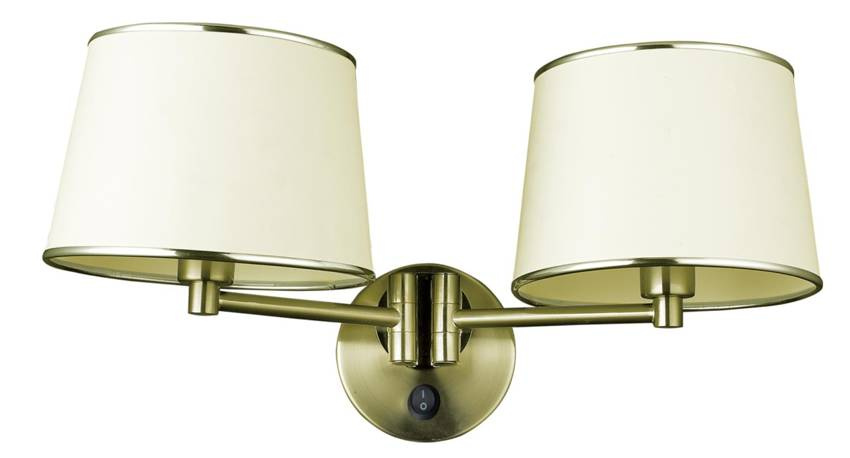 Nástenná lampa 2xE14 48cm IBIS PATINA