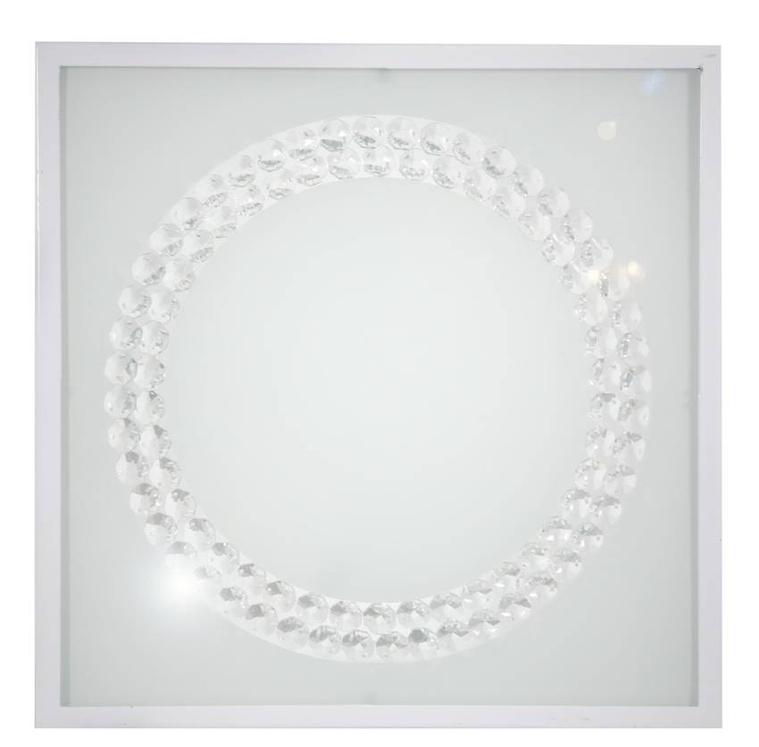 Stropné svietidlo Lux Plafon 16W LED 6500K Biele Veľké Kruhové