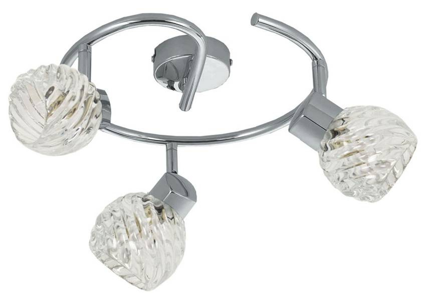 Stropná špirálová lampa Fox 3X40W G9