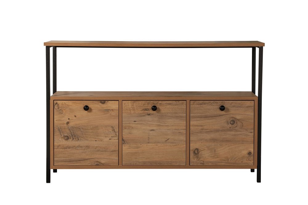 Konzolový stolík Solace - Atlantic Pine, Black