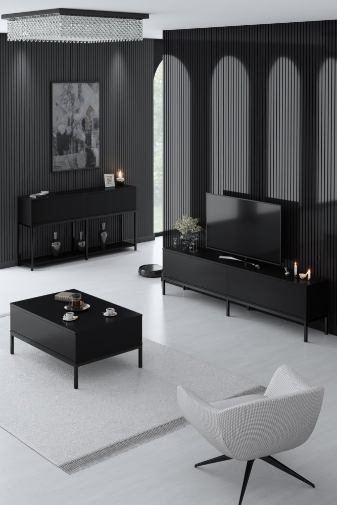 Living Room Furniture Set Lord - Black