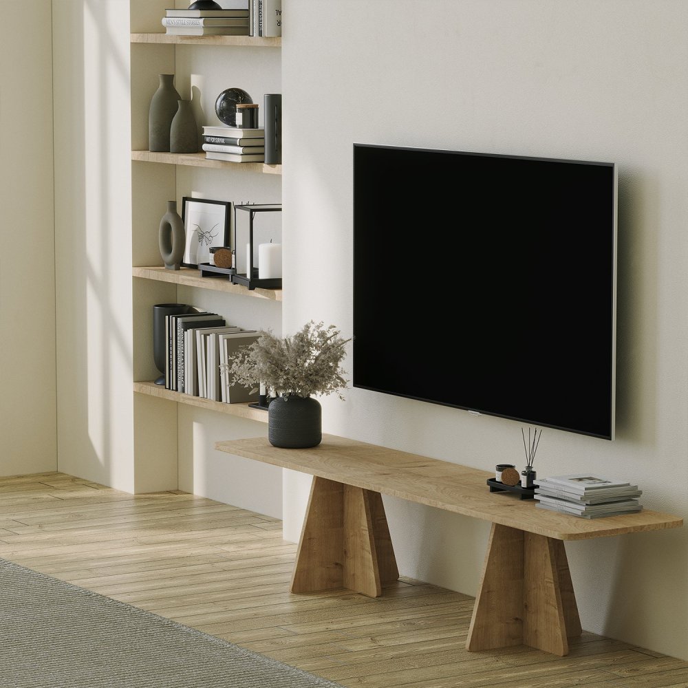 TV stolík Mushroom - Sapphire Oak