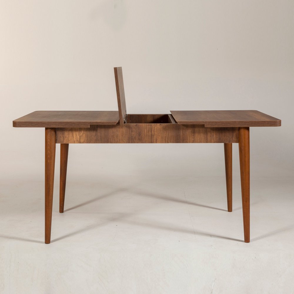 Extendable Dining Table Vina - Walnut (obrázek 8)