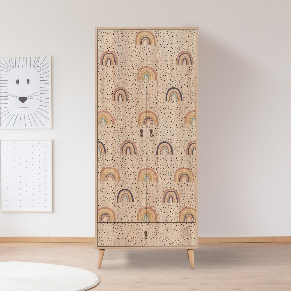 Šatníková skriňa City Gardrop Rainbow