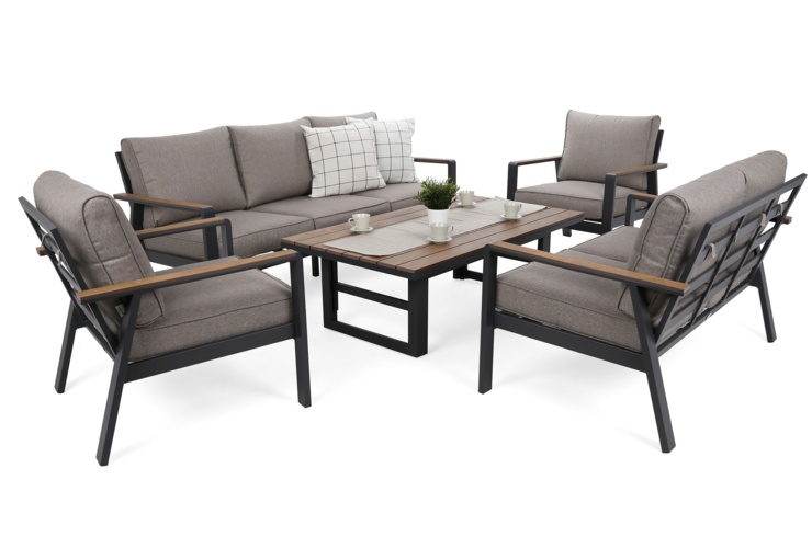 Záhradná sedacia súprava 5 ks