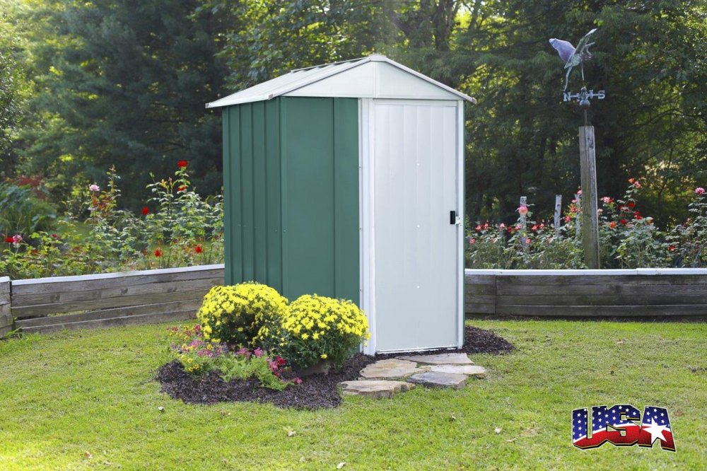 Kovový zahradní domek 151 x 122 cm Dekorhome