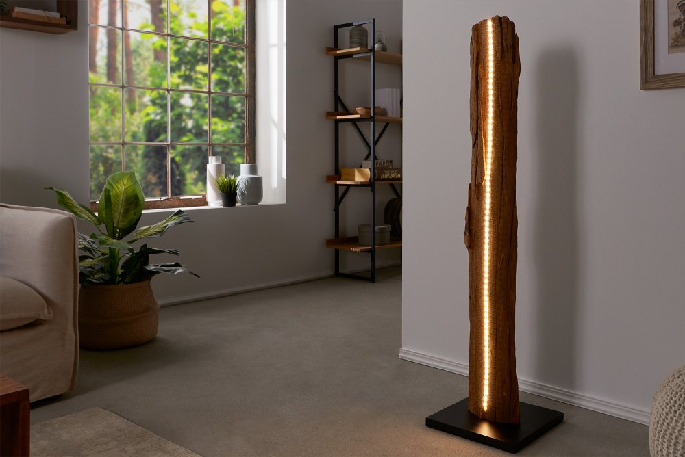Stojací lampa LED BAKU Dekorhome Obrázek