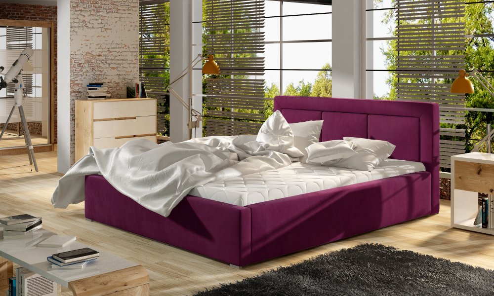 Belluno 160x200 Kovový rám/plynový výťah/kontajner