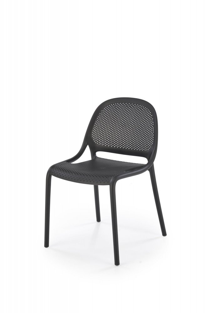 Stohovateľná jedálenská stolička K532 Čierna,Stohovateľná jedálenská stolička K532 Čierna
