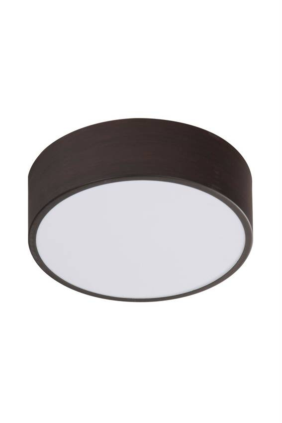 Čiernobiele okrúhle stropné svietidlo 22W G10Q Ringo