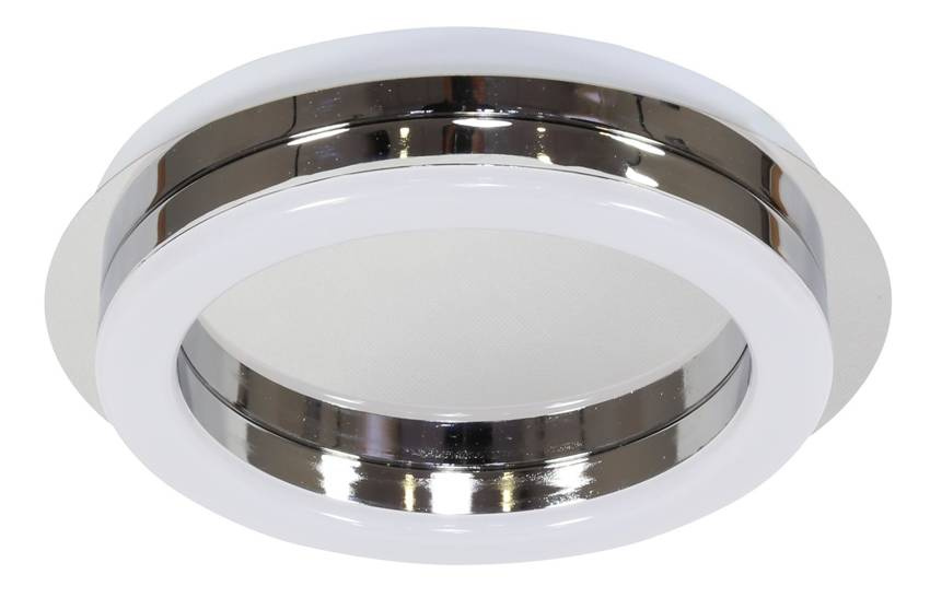 LED stropné svietidlo 12W chrómové okrúhle Pemonte