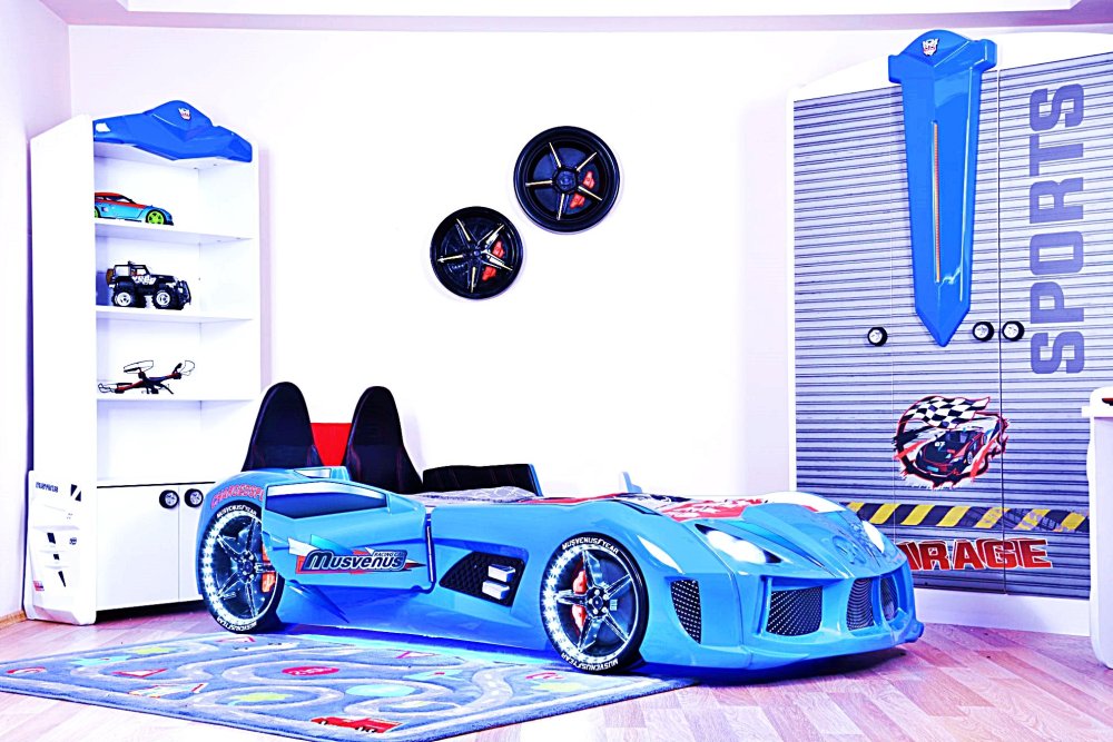 Car Bed Mnv3 - Blue (obrázek 3)