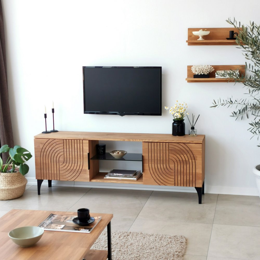 TV stěna / Sestava pod TV Lidya - Oak (obrázek 11)