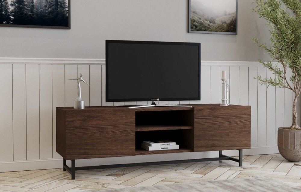 TV stolík Wood - Walnut
