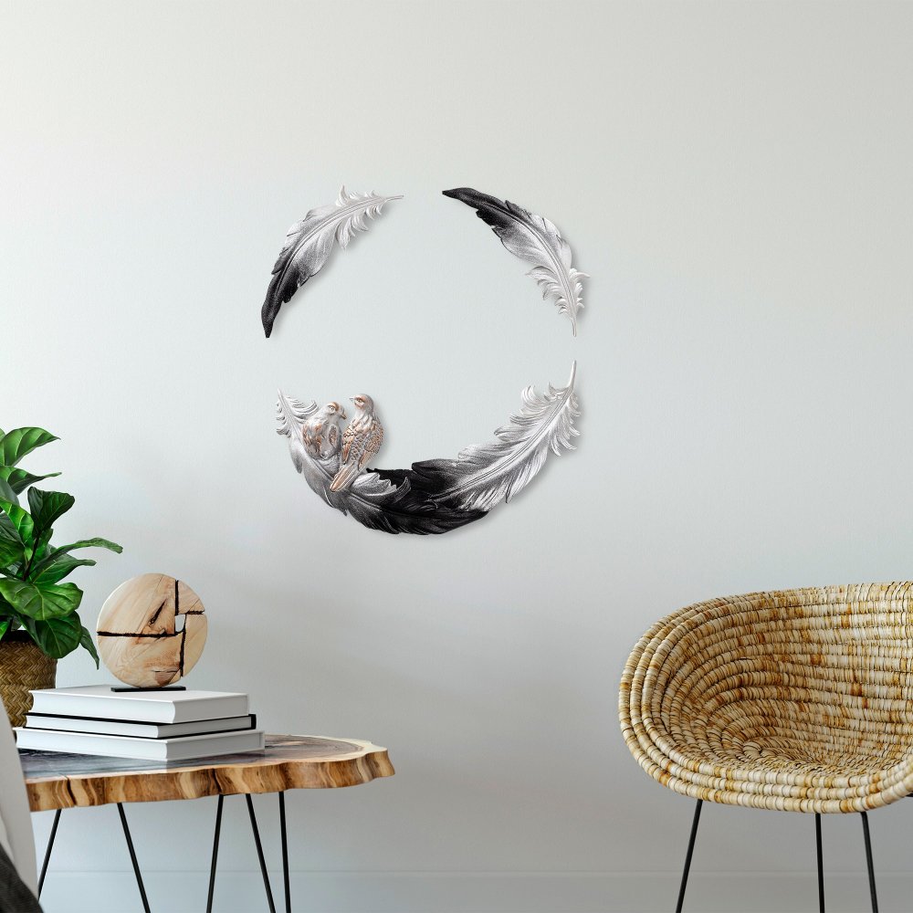 Dekoratívny doplnok na stenu Love Birds - 1