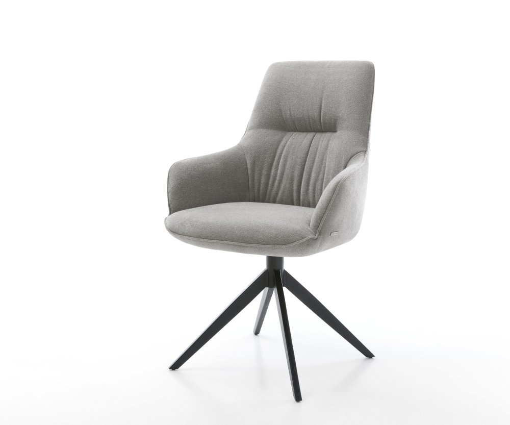 Jedálenská stolička Zelia-Flex s opierkami texturovaná látka mäkký