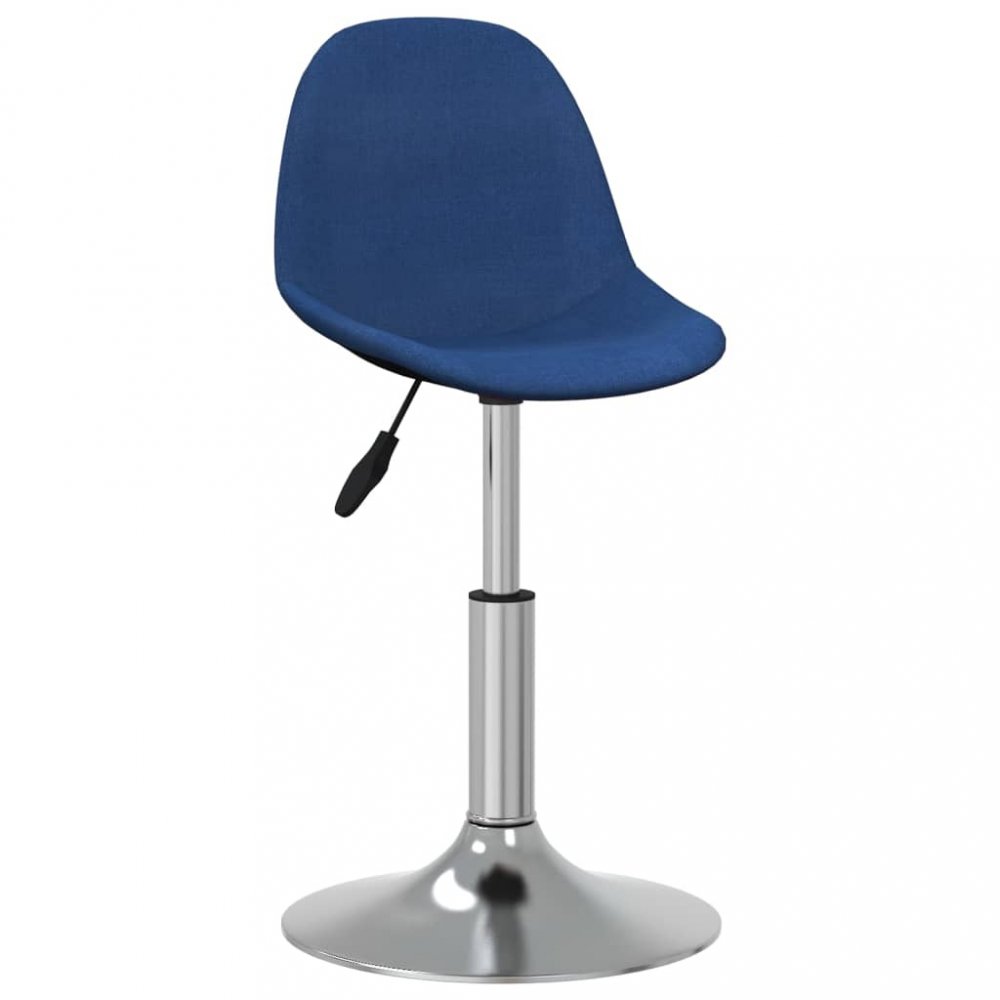 E-shop Barová židle látka / kov  Modrá,Barová židle látka / kov  Modrá