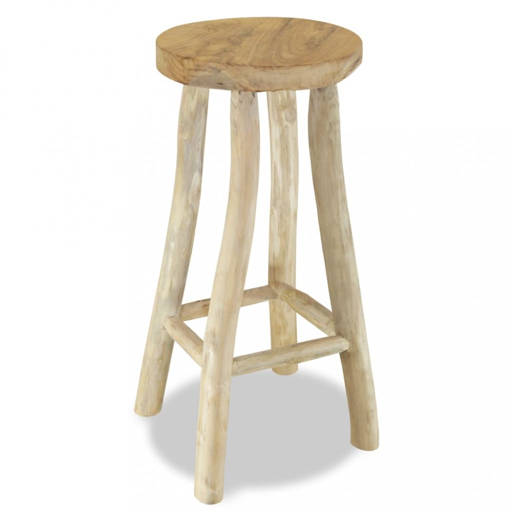 Barová stolička Dekorhome Přírodní dřevo