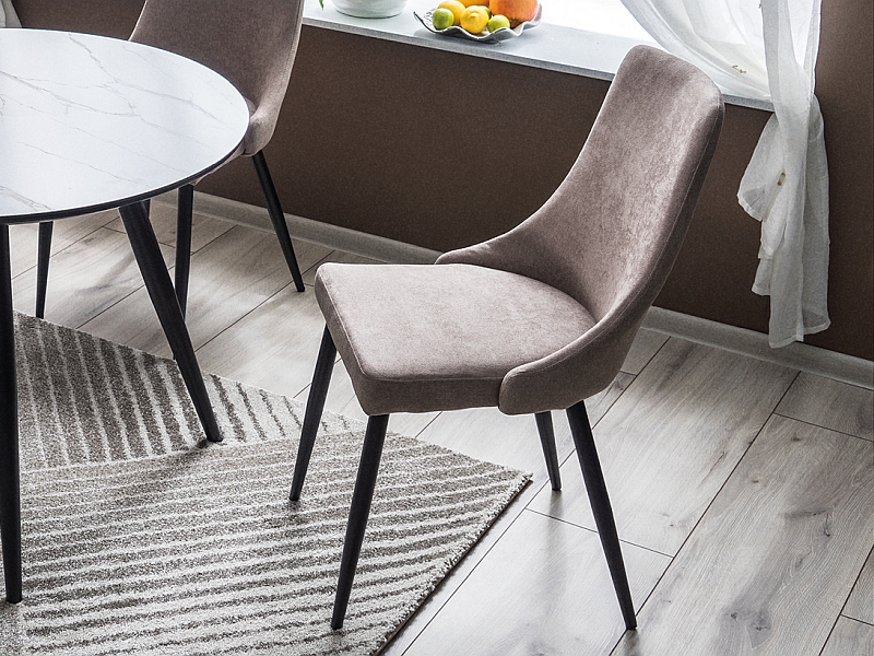 Jídelní židle NOBEL černá Signal Béžová