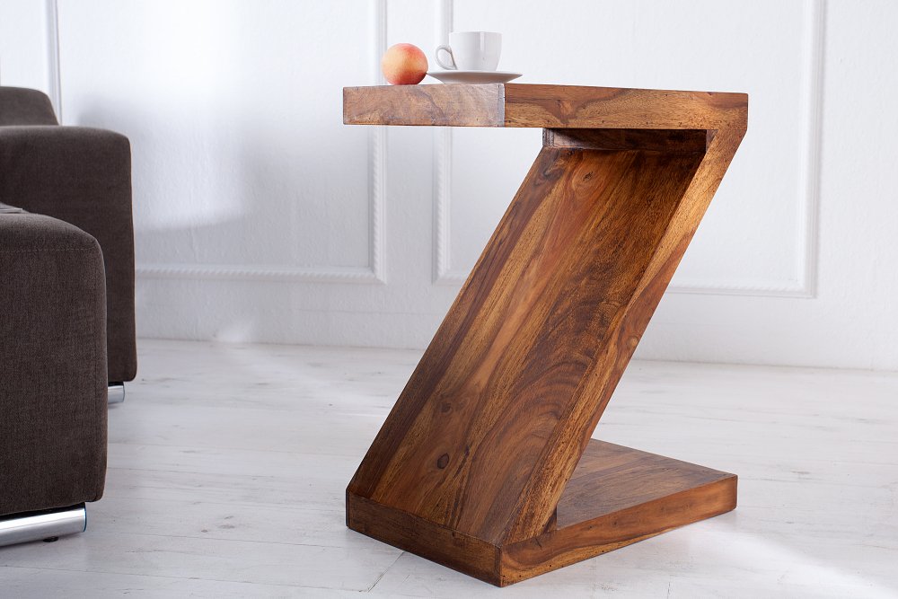 Odkládací stolek ZEUS Dekorhome Sheeshamové dřevo