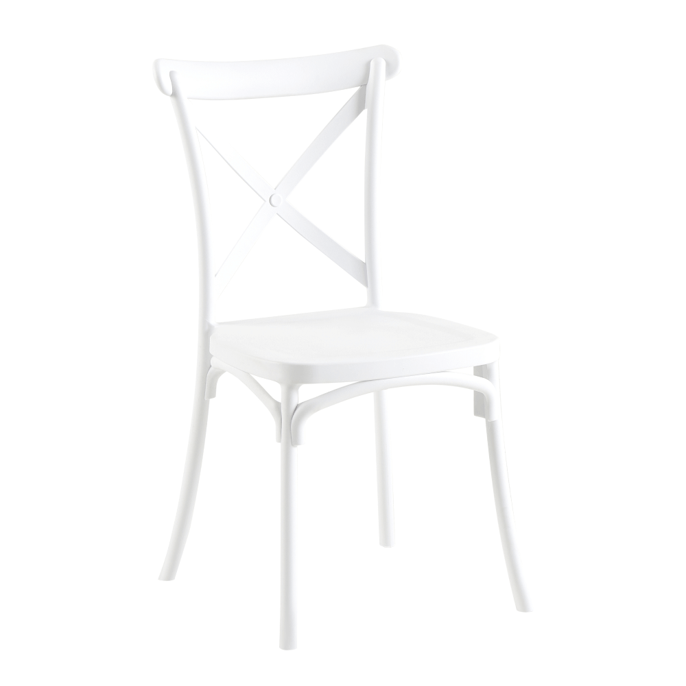 Stohovatelná židle SAVITA Bílá,Stohovatelná židle SAVITA Bílá