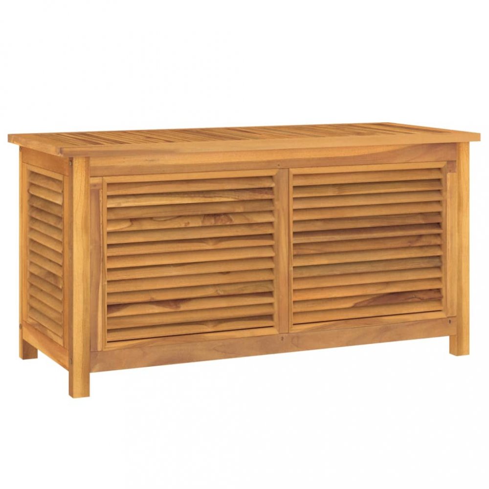 Zahradní úložný box s vložkou 114 x 50 x 58 cm masivní teak