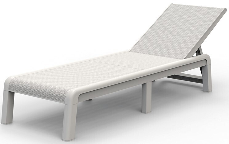 Polohovacie záhradné ležadlo MALLORCA Rojaplast