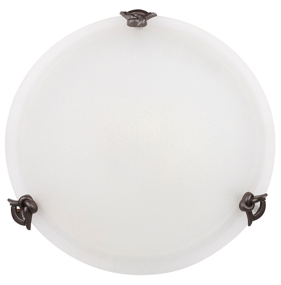 Stropní nástěnná lampa sklo 60W E27 40cm Eva