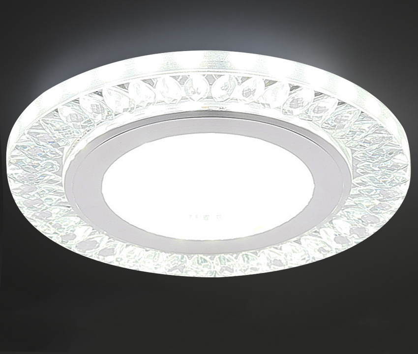 Strieborné LED stropné svietidlo 6500K SSP-29