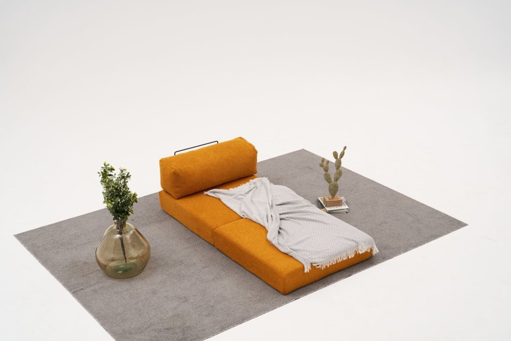 Rohová sedací souprava Comfort Mini - Orange (obrázek 7)