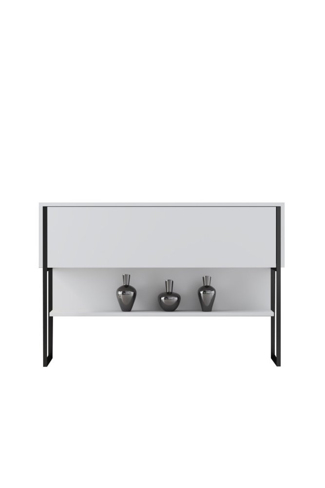 Komoda Luxe - Black, White (obrázek 4)