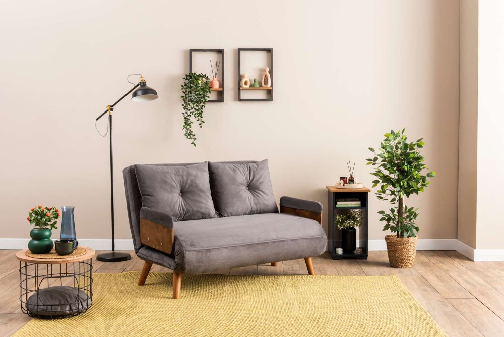 Dvojmiestna rozkladacia pohovka Cosmo 2-Seater - Grey