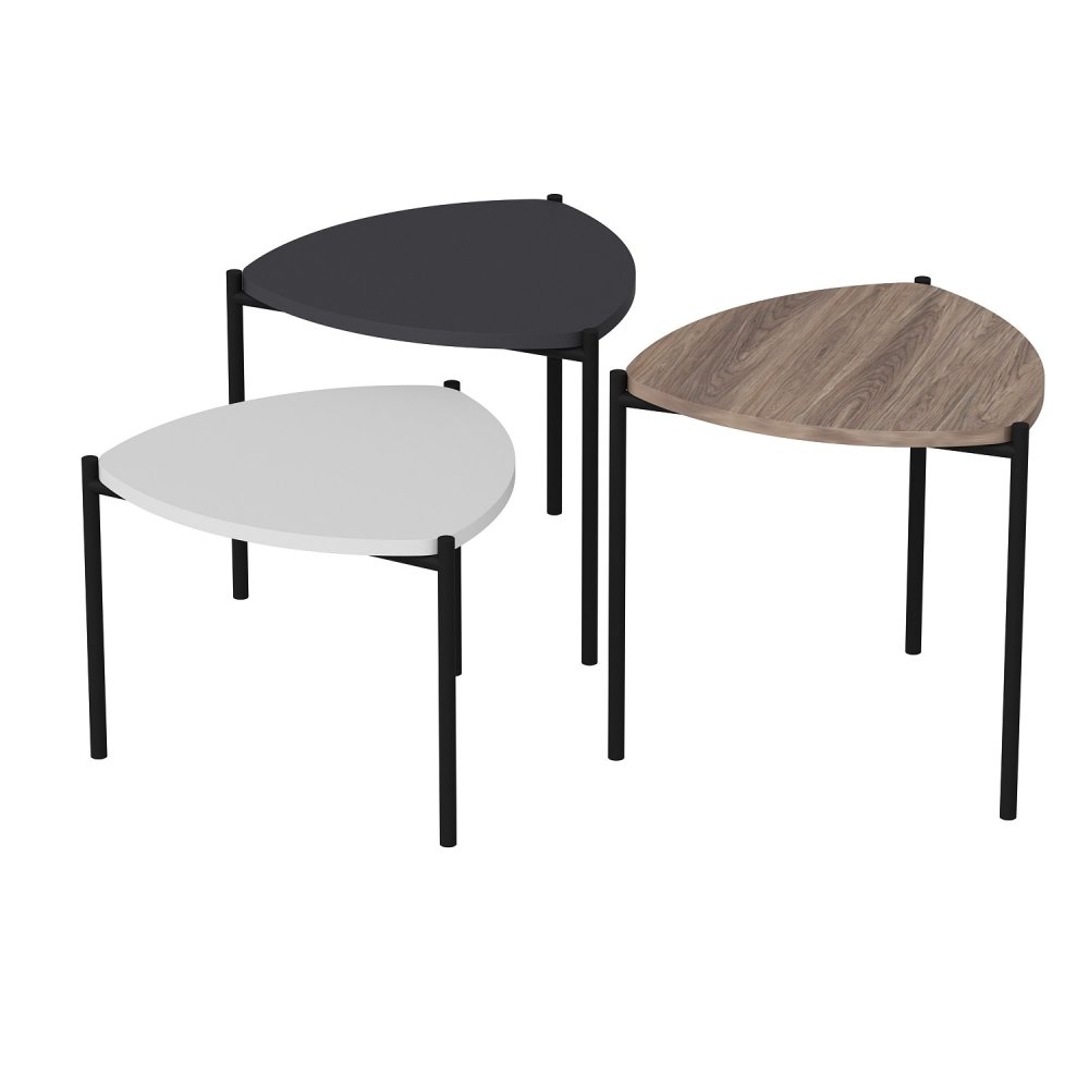 Sada odkládacích stolků (3 kusy) Lenny - Multicolor (obrázek 5)