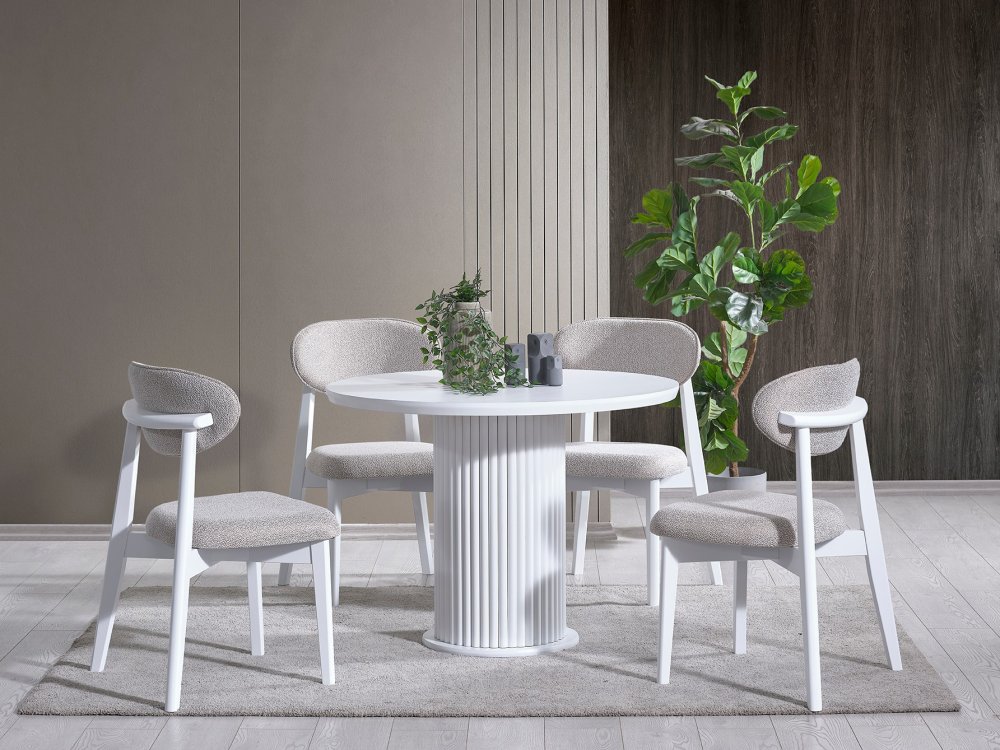 Jedálenský stôl Silva - White