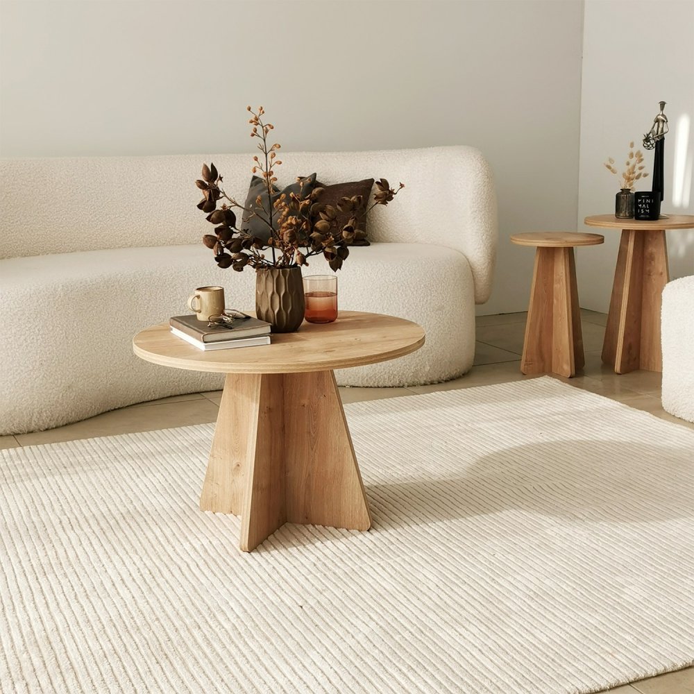 Konferenční stolek Mushroom - Sapphire Oak (obrázek 8)