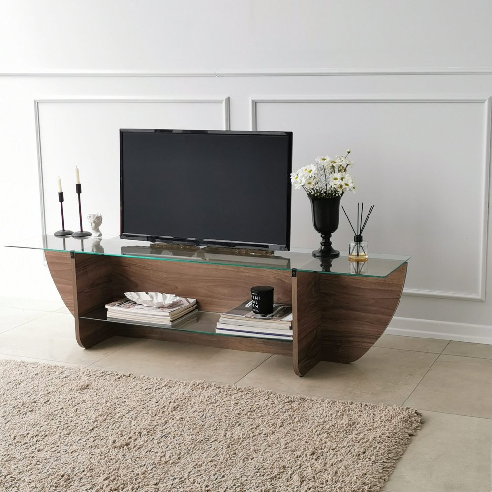 TV stolík Lily TV - Walnut