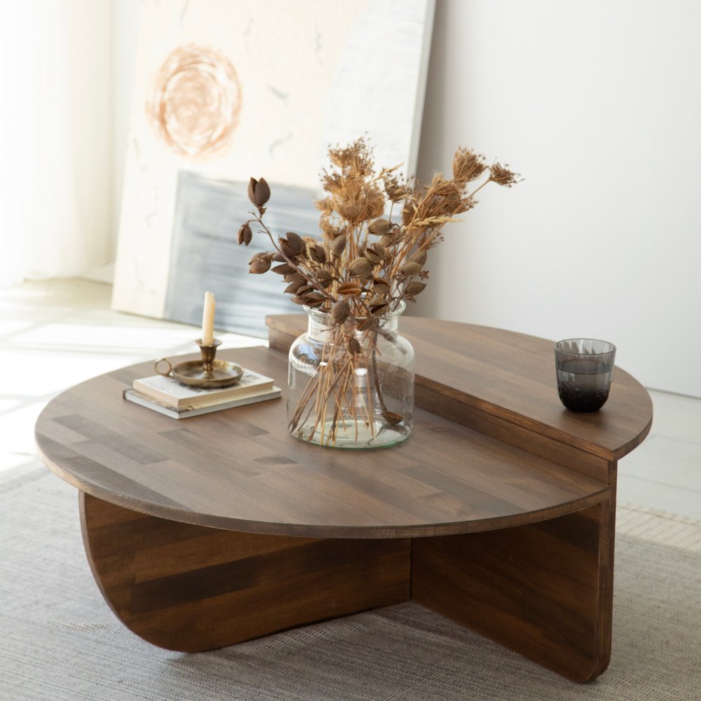 Sada konferenčních stolků Podium Wood - Walnut (obrázek 4)