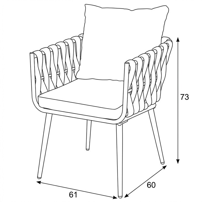 Záhradná stolička AZC-1105 Autronic