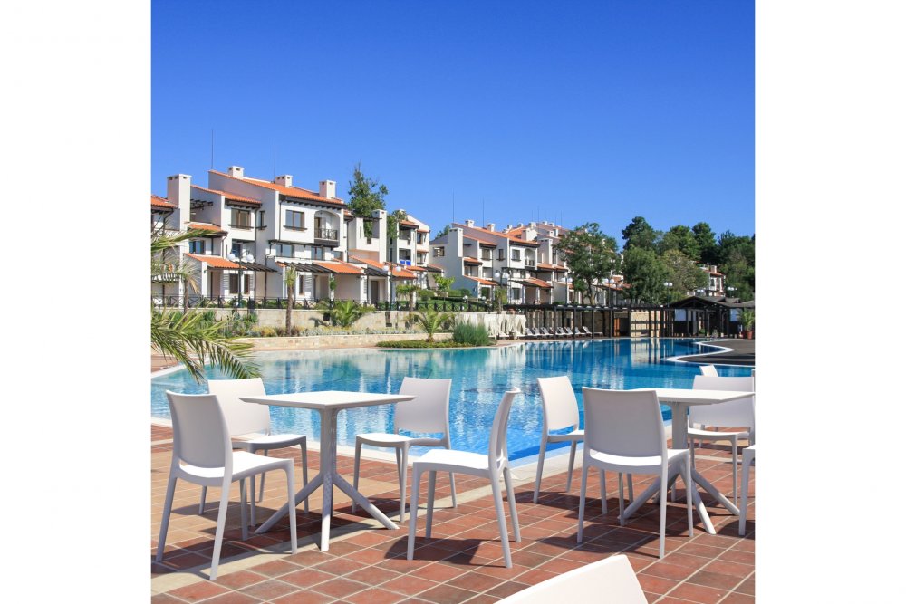 Zahradní stůl 70 cm Šedohnědá taupe Obrázek