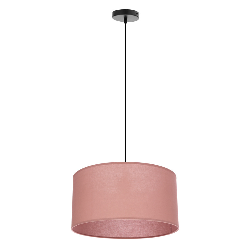 Závesná lampa SHANTI čierna 1x40 E27 tienidlo vres
