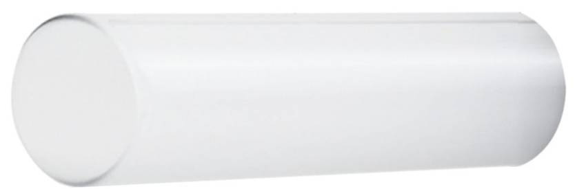 Biele sklenené tienidlo E14 pre nástennú lampu Jadet