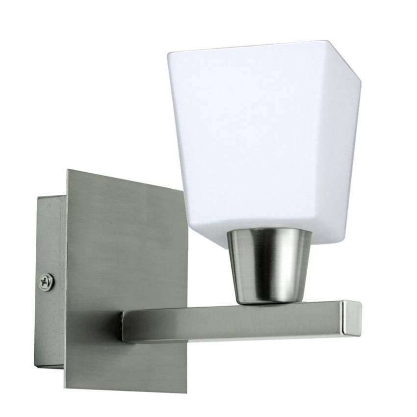 Nástenná lampa Maxim E14 matný nikel