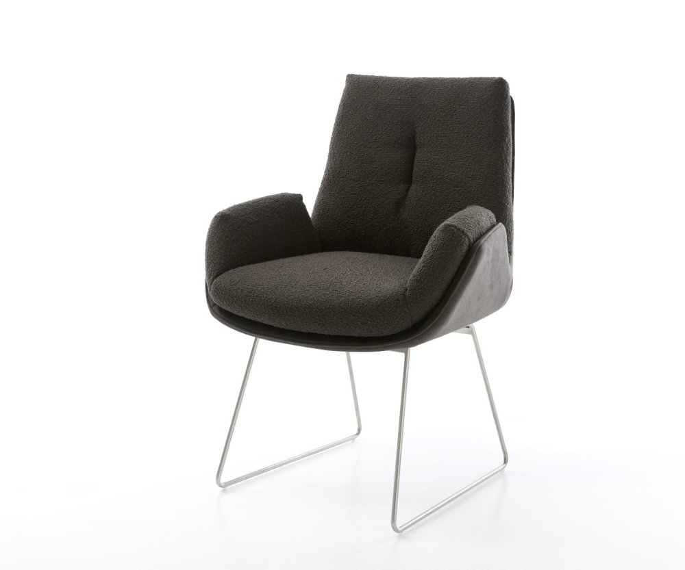 Jedálenský stôl Edge 180-220x100 keramický Calacatta Luxe bielo-zlatý