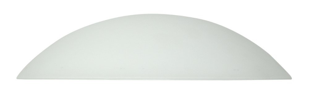 Biele okrúhle sklenené tienidlo pre stropnú lampu Aquila 18