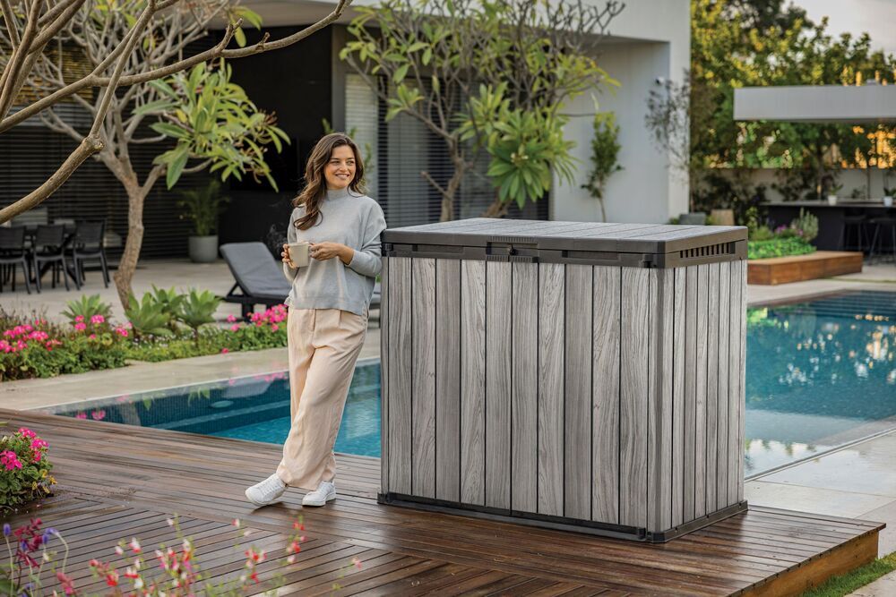 Záhradná skriňa DECO HORIZONTAL 1150 l Keter