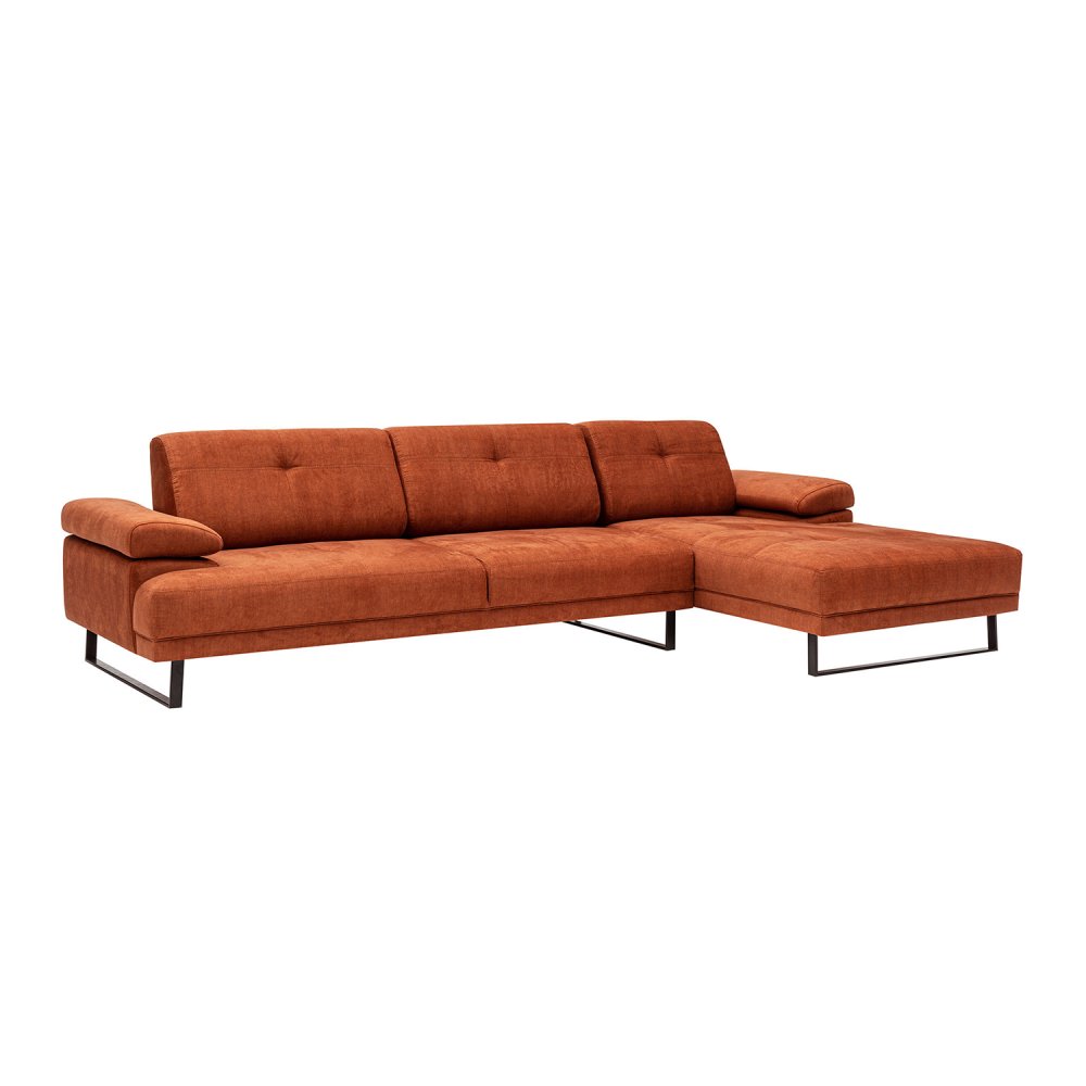 Rohová sedací souprava Mustang Small Right - Orange (obrázek 10)